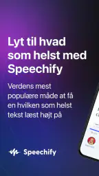 Speechify Tekst til tale-lyd screenshot