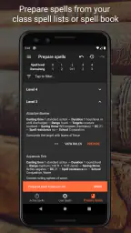 Spell Tracker (Pathfinder 1e) screenshot