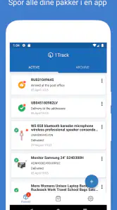 Spor dine pakker - 1Track screenshot