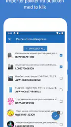 Spor dine pakker - 1Track screenshot