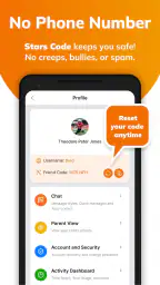 Stars Messenger Kids Safe Chat screenshot