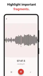 Stemme Optager screenshot