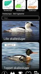 Stemmer af fugle i Europa PRO screenshot