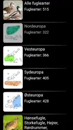 Stemmer af fugle i Europa PRO screenshot