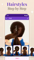 Step by Step Hairstyle App screenshot