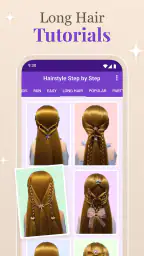 Step by Step Hairstyle App screenshot