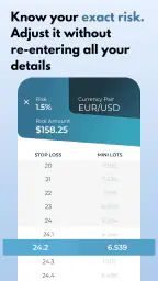 STINU Position Size Calculator screenshot