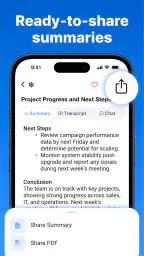 Summary - AI Note Taker screenshot