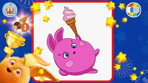 Sunny Bunnies: Coloring Book screenshot