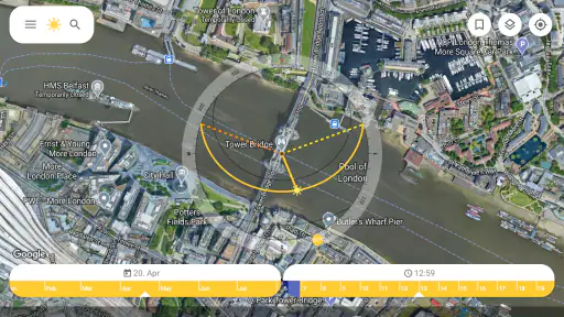 SunOnTrack – Solens position screenshot