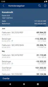 Sydbanks MobilBank Erhverv screenshot