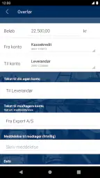 Sydbanks MobilBank Erhverv screenshot