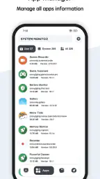 System Monitor Cpu Ram Battery screenshot
