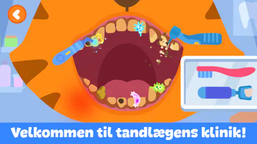 Tandlæge spil for børn screenshot