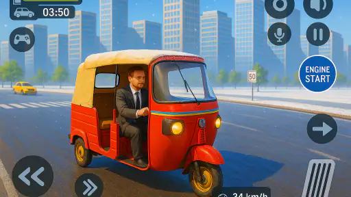 taxi spil uden internet screenshot