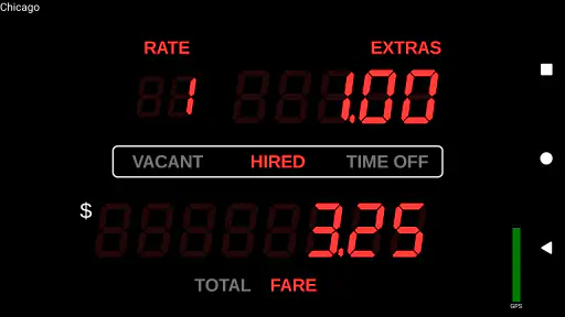 Taximeter screenshot