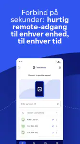TeamViewer til fjernstyring screenshot
