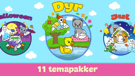 Tegne spil for småbørn 2-5 år screenshot