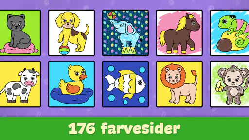Tegne spil for småbørn 2-5 år screenshot