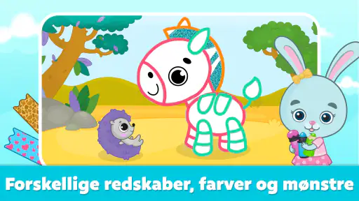 Tegnespil for børn - malebog screenshot