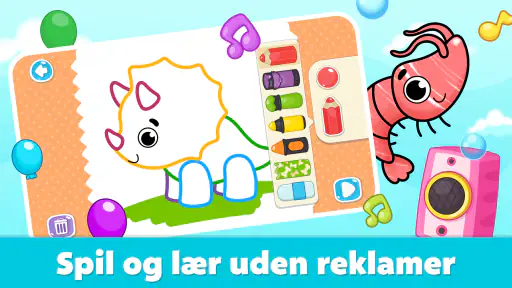 Tegnespil for børn - malebog screenshot
