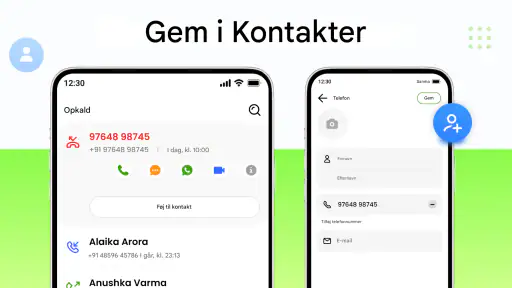 Telefonopkalder - Kontakter screenshot