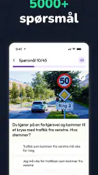 Testen.no: Øv til teoriprøven screenshot