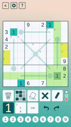 Thermo Sudoku screenshot