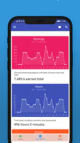 Tidsliste - Spor tidstimer screenshot