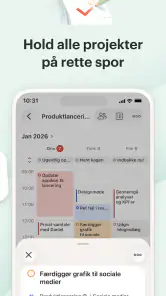 Todoist: Opgaveliste, kalender screenshot