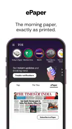 TOI English News, Daily ePaper screenshot