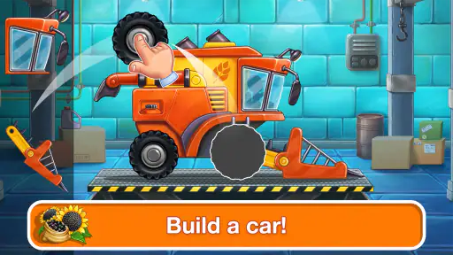 Tractor, car: kids farm games screenshot
