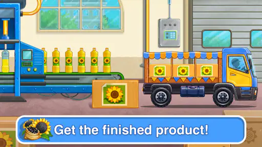 Tractor, car: kids farm games screenshot