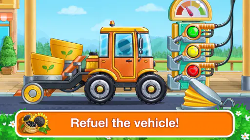 Tractor, car: kids farm games screenshot