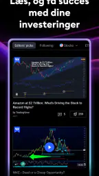 TradingView - Aktier og Krypto screenshot
