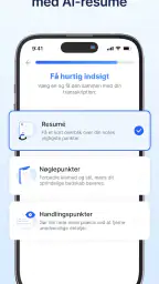 Transkriptor - Tale til Tekst screenshot