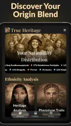 True Heritage & Ancestry: EDNA screenshot