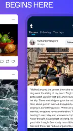 Tumblr Social Media & Art Blog screenshot