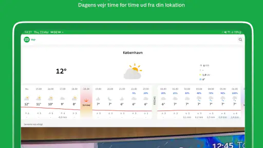 TV 2 Vejr - dagens vejrudsigt screenshot