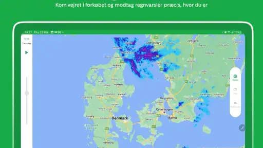 TV 2 Vejr - dagens vejrudsigt screenshot