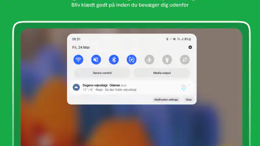 TV 2 Vejr - dagens vejrudsigt screenshot