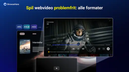 TV-webbrowser - BrowseHere screenshot