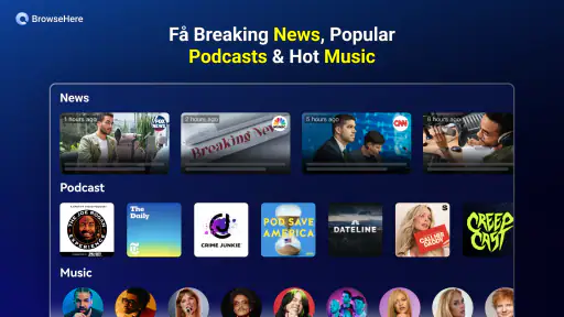 TV-webbrowser - BrowseHere screenshot
