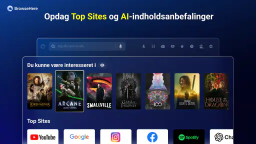 TV-webbrowser - BrowseHere screenshot