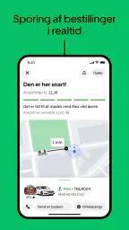 Uber Eats: lokal madlevering screenshot