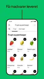 Uber Eats: lokal madlevering screenshot