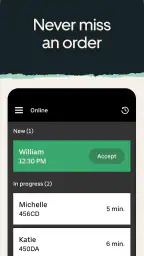 Uber Eats Orders screenshot