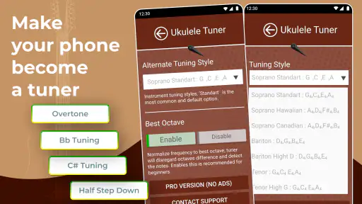 Ukulele Tuner screenshot