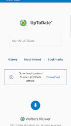UpToDate screenshot