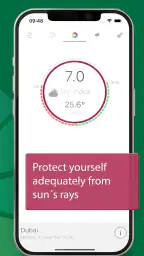 UVlower sun tracker & uv index screenshot